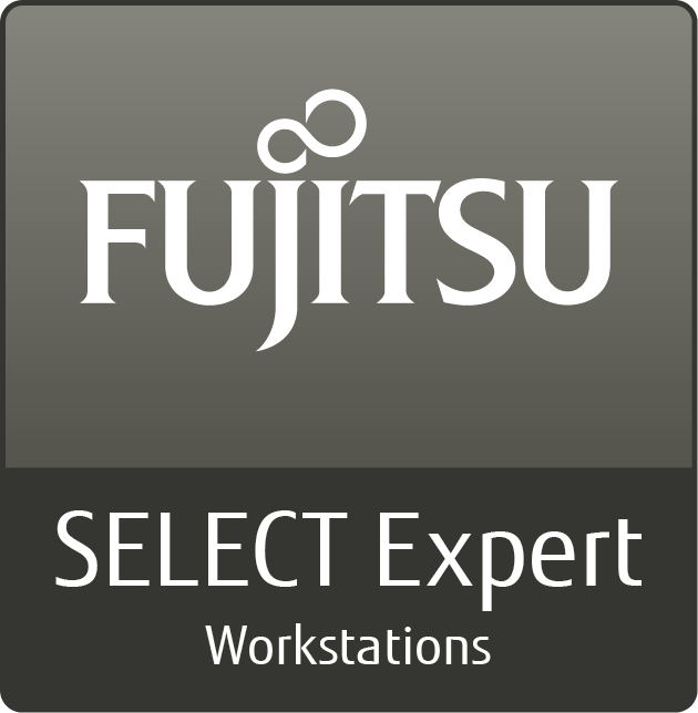 Logo | Mehr Sicherheit dank unserem Partner | Fujitsu Workstation